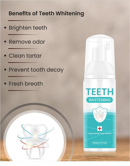 Teeth Whitening Foam 60ML (Pack of 1)